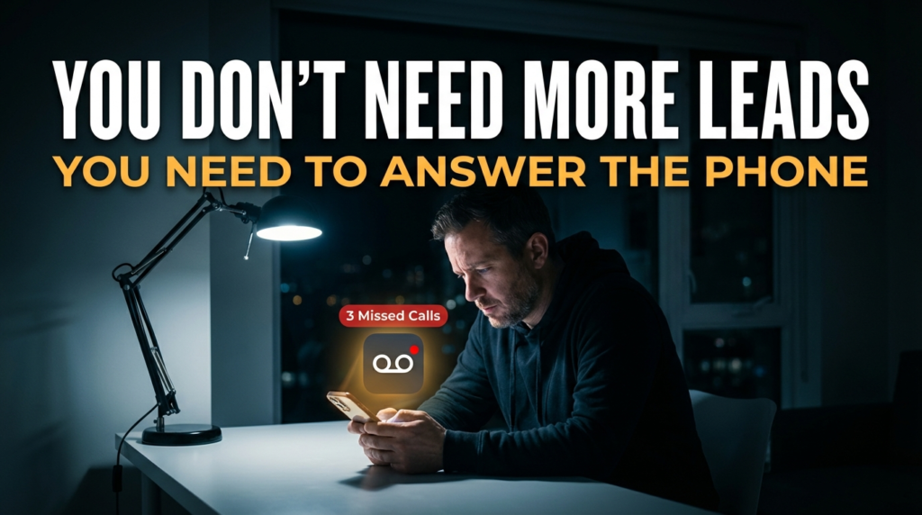 You Don't Have a Lead Problem. You Have a Speed Problem.